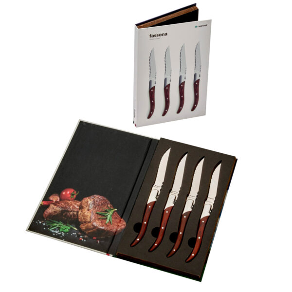 Set de 4 cuchillos para carne Fassona